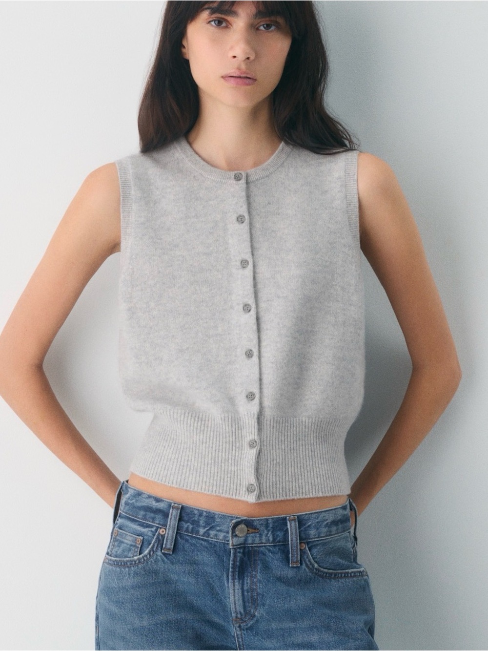 Shirley Wool cashmere sweater vest